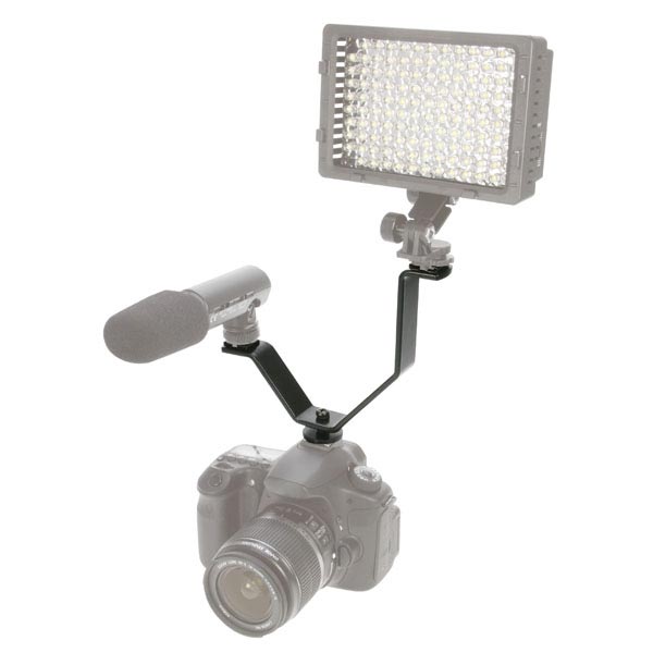 Videozubehör-Halter für Mikrofon und Leuchte