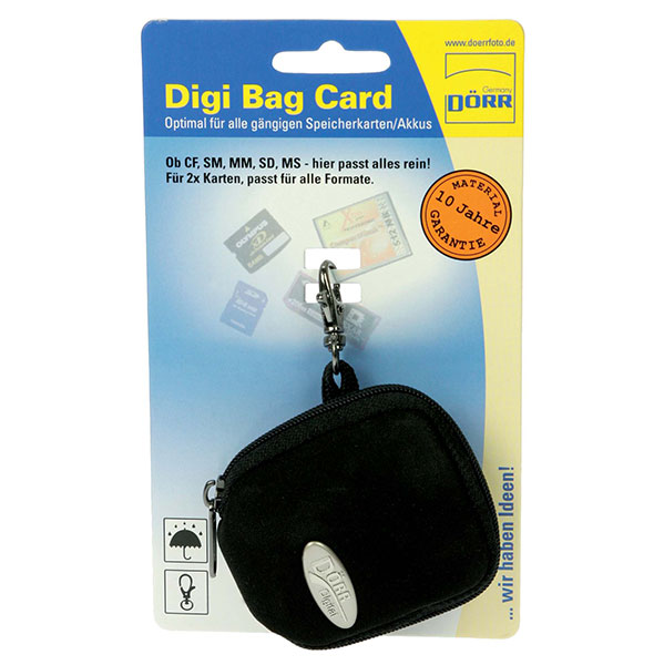 Digi Bag für 2 Karten schwarz