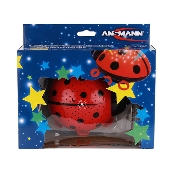 Marienkäfer Sternenlicht rot/schwarz